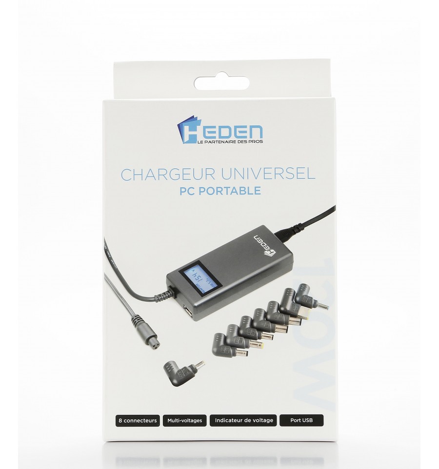 Heden - chargeur universel USB-C 45W - Adaptateur TNT - Rue du