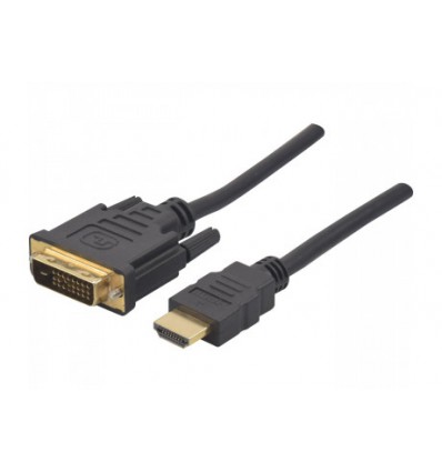 Câble DVI-D vers HDMI Mâle/Mâle 1 Mètre 127871